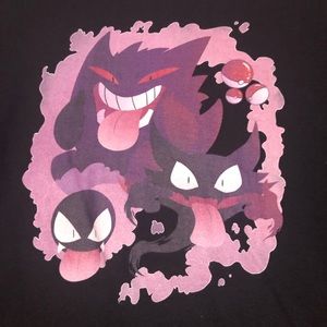 TeeFury Pokémon Gengar evolution t-shirt